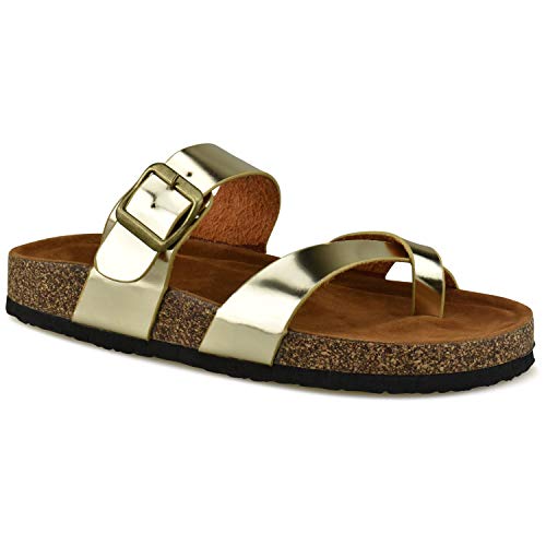 Gold Birkenstock Dupe